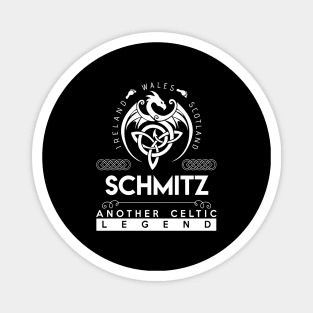 Schmitz Name T Shirt - Another Celtic Legend Schmitz Dragon Gift Item Magnet